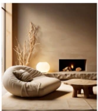Close detail of a textured plaster wall and timber edge