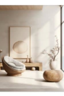 Styled shelf with objects and art